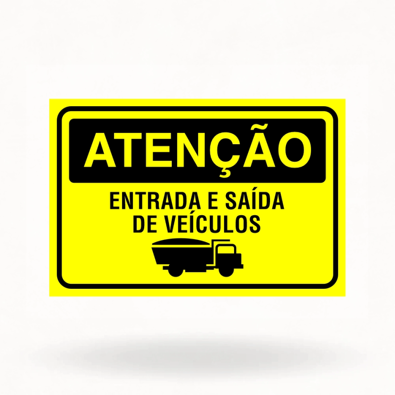 Placas – Entrada e Saída de Veículos
