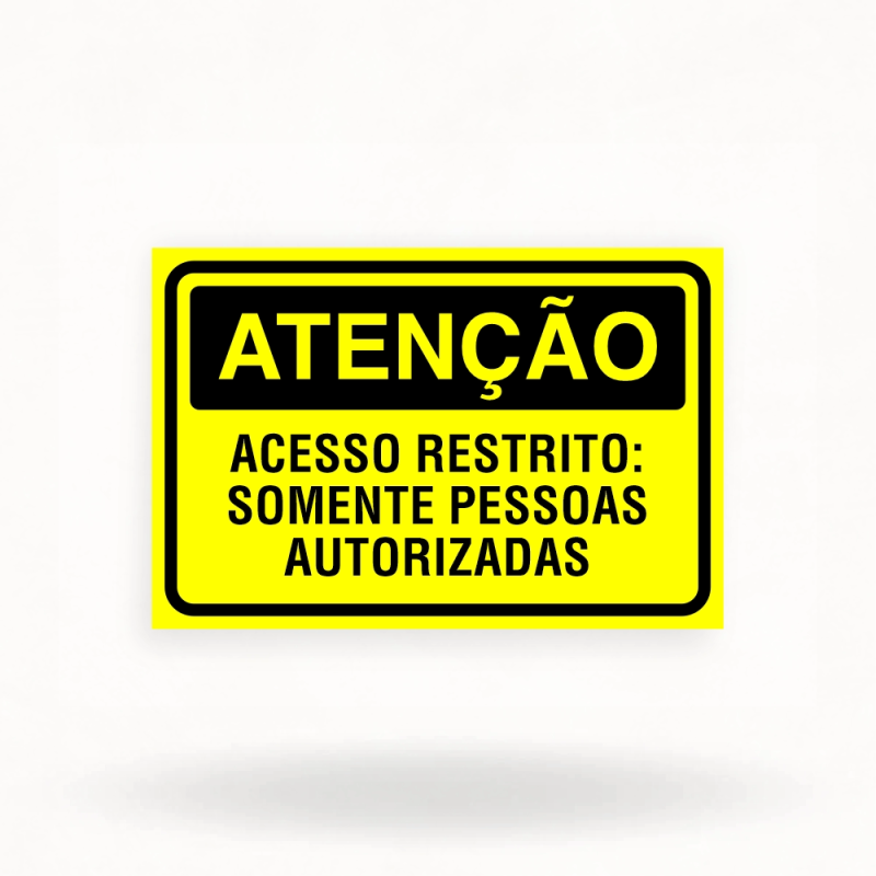 Placas – Equipamento em Manutenção
