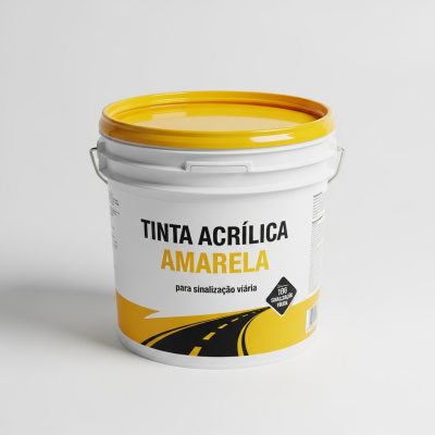 Tinta Acrílica para Demarcação Viária — Amarela